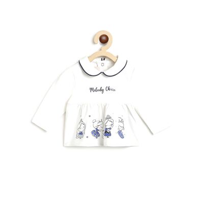 Girls Bronze Long Sleeve Knitted T-Shirt
